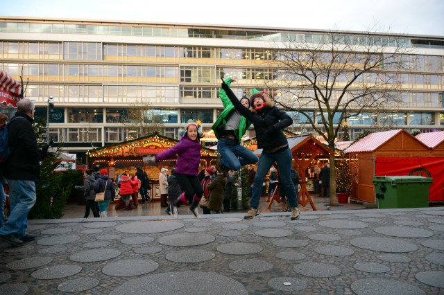 Crazy antics in the markets around Zoo station