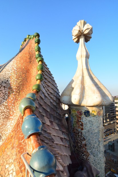 The dragon back roof of Casa Batlo